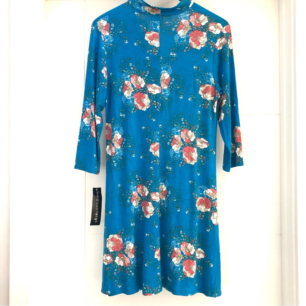 Madison Leigh Floral 3/4 Sleeve Mini Dress - Picture 10 of 12